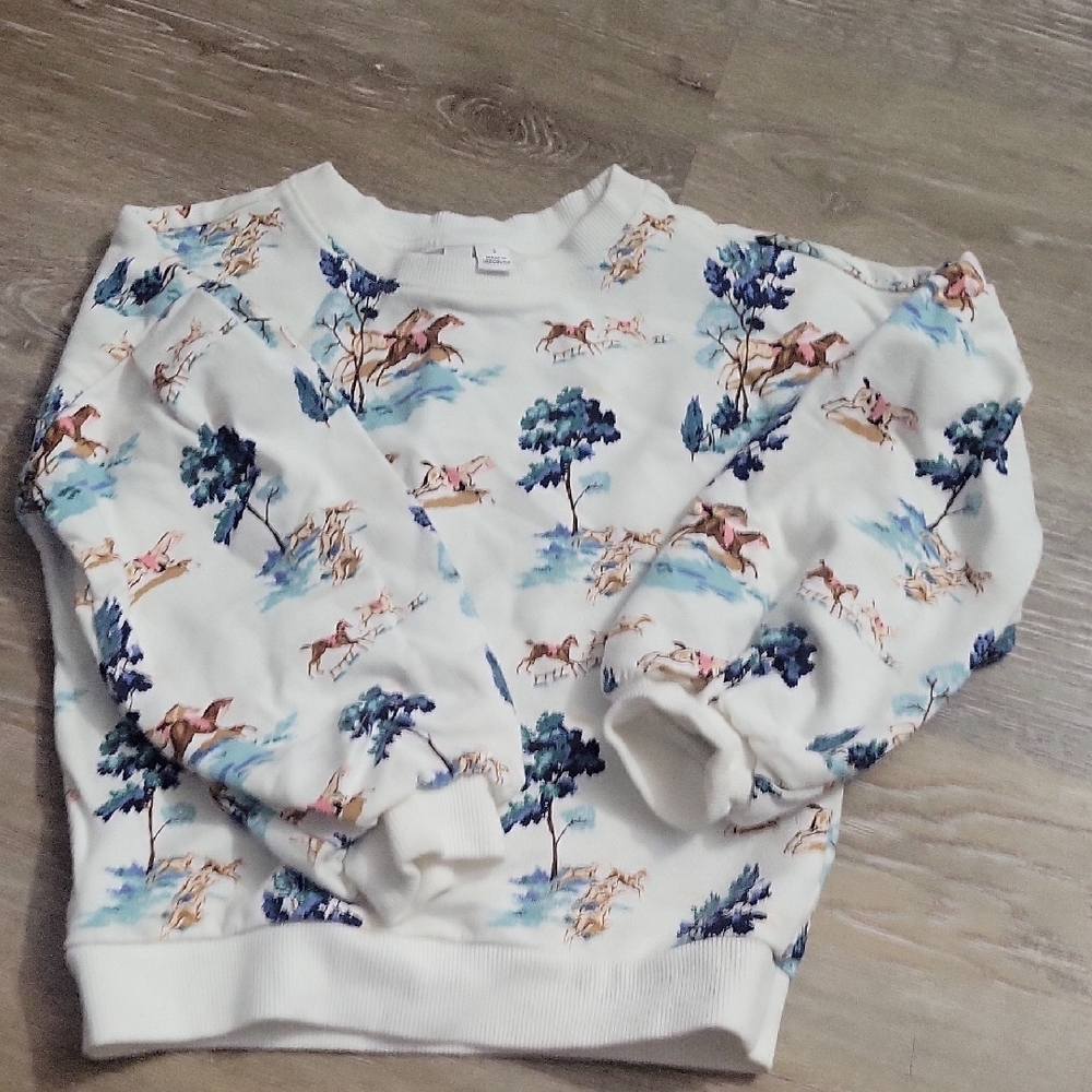 Horse Print Sweatshirt